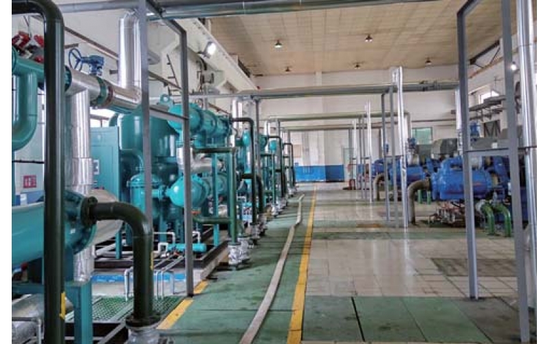 客戶使用現場：上海某造船廠——零氣耗壓縮熱再生吸附式干燥機RGDLI-1800