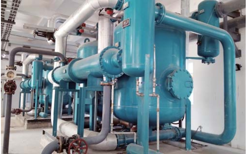 客戶使用現場：江蘇某包裝材料企業 ——零氣耗壓縮熱再生吸附式干燥機RGDLYI-2500